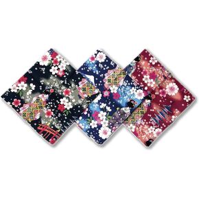 Japanese Handkerchiefs for Women [ Made in Japan ] Womens Ladies Handkerchiefs/Hankies/Kerchief