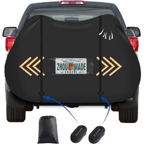 Bike Rack Covers for 2 Bikes on Hitch Travel, 840D Bike Cover for Transport on Rack, Bicycle Cover for Transport on Rack, Bike Covers for 2 Bikes on Rear Bike Rack