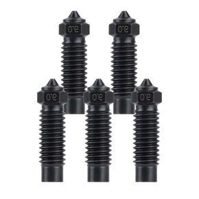 5Pcs 0.4mm Hardened Steel Nozzle for Elegoo Neptune 4 Plus/Neptune 4 Max, Hardened Steel Extruder Hotend Nozzles for Neptune 4 Plus/Neptune 4 Max 3D Printers