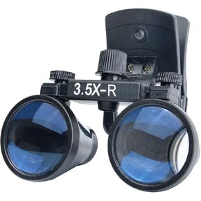 3.5X Binocular Loupes Magnifying Glasses - Binocular Loupes DY-110 Clip-on Type Magnifier Optical Glass