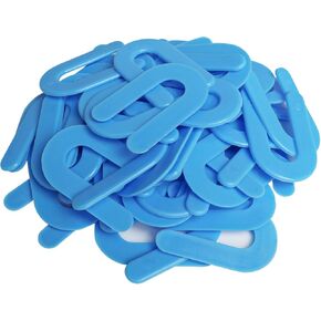200 Horseshoe Tile Spacers, 1/16-Inch U-Shaped Plastic Spacers for Tile Leveling System Floor Wall Tile Installation