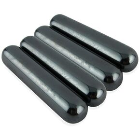 Master Magnetics COW-CP6X4BX New Ferrite Cow Magnet, 0.625" Diameter, 3" Length, Black (Pack of 4)