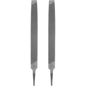 HARFINGTON 2pcs Mill File 8 Inch 3.6mm High Carbon Steel Single Cut Flat Hand Rasp File for Deburring and Removing Material