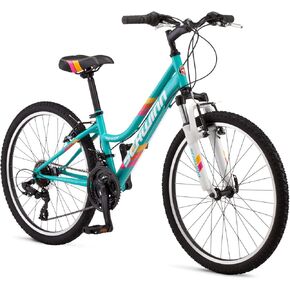 Schwinn High Timber Mountain Bike for Adult Youth Men Women Boys Girls, 24 to 29-Inch Wheels, 7 or 21-Speeds, Front Suspension, Aluminum and Steel Frame Options
