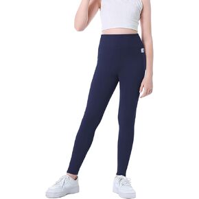 Girls Yoga Pants High Waisted Kids Yoga Leggings Running Athletic Leggings with Pockets Gym Workout Dance