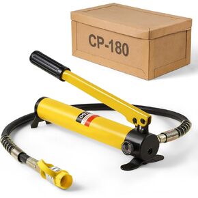 CP-700 Hydraulic Hand Pump with Oil Gauge,Hand Operated Pump Manual Pump Hydraulic Pump for Lifting Cylinders