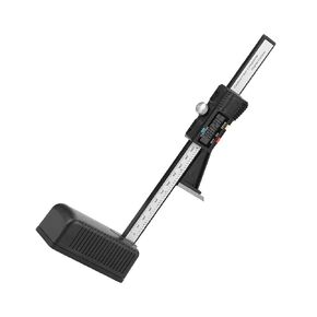 Digital Height Gauge Made of Plastic, Height Gauge, Depth Gauge with Magnetic Base, Digital Height Gauge, Measuring Tool for Adjusting Saw Blades