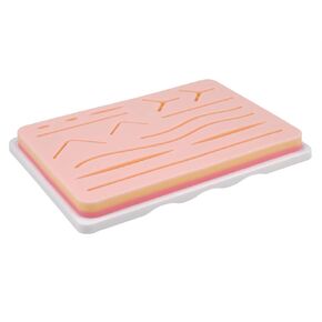 Medarchitect Upgraded Large 3-Layer Suture Pad with Wounds for Practicing Suturing - Not Easily Separate, Tear or Rip (with Anti-Slip Based)