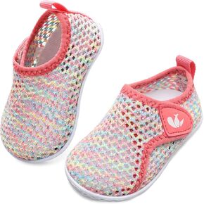 JIASUQI Baby Boys Girls Barefoot Swim Pool Water Shoes Beach Walking Sandals Athletic Sneakers