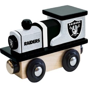 MasterPieces NFL Raiders Real Wood Toy Train, For Ages 3+