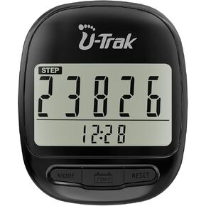 Pedometer for Walking Simple Step Counter Accurate Step Tracker Pedometer Clip On with 7 Days Memory Distance Miles/Km, Calorie Counter, Clock, Exercise Time for Men Women Kids Senior