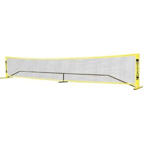 Quick Start Mini-Net Portable Tennis Net - 10' Wide with Carry Bag | Adjustable Height 30-64 inches | Indoor/Outdoor