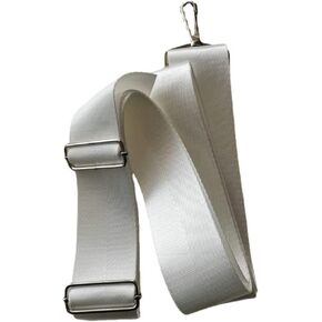 Tennis Net Center Strap Court Equipment Easy to Install Adjustable Net Webbing White for Tennis Nets, 150*5 cm