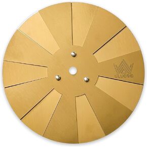 Clap Stack Cymbal, Cymbal Stacks for Drums (10'', Gold)