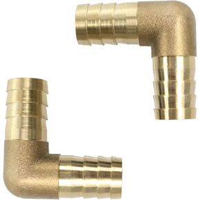 90 Degree L Right Hose Elbow Copper double plug pagoda elbow,double plug pagoda elbow，2PCS（ 5/16" 8mm ）