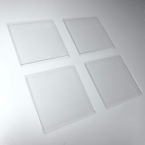 Alpha Nanotech Fused Quartz Plates (Industrial Grade, 30 x 30 x 1 mm, 4 Pcs) in Kuwait