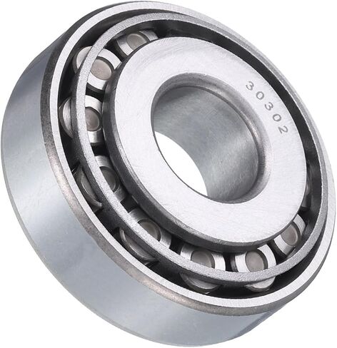 uxcell 2pcs 30205 Tapered Roller Bearing Cone and Cup, 25mm Bore x 52mm OD x 16.25mm Thick, Chrome Steel Taper Bearing Set, ABEC-5 in Saudi Arabia