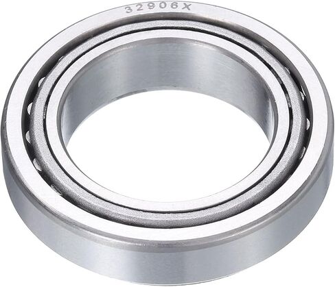 uxcell 2pcs 30205 Tapered Roller Bearing Cone and Cup, 25mm Bore x 52mm OD x 16.25mm Thick, Chrome Steel Taper Bearing Set, ABEC-5 in Saudi Arabia