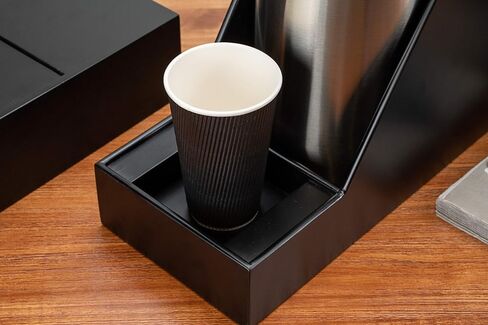 Restaurantware Restpresso 23.5 × 7 × 13.5 بوصة محطة Airpot 1 حامل Airpot متين - لموزعي Airpot مقاوم للكسر، حامل Airpot من الخيزران الأسود بجدران بزاوية يحمل أوعية هواء سعة 3 لتر in Saudi Arabia
