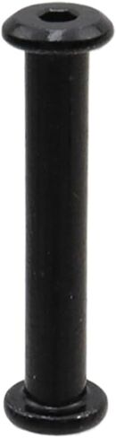 HEVSTIL 30 مجموعة من البراغي والجوز الأسود M4×6 مم مسامير ربط من الفولاذ المقاوم للصدأ Φ5×30 مم صواميل وبراغي سوداء مجموعة مفاتيح سداسية مترية سوداء لألبوم الصور والجلود والحرف اليدوية والأثاث in Kuwait