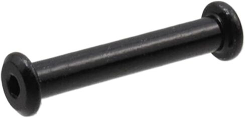 HEVSTIL 30 مجموعة من البراغي والجوز الأسود M4×6 مم مسامير ربط من الفولاذ المقاوم للصدأ Φ5×30 مم صواميل وبراغي سوداء مجموعة مفاتيح سداسية مترية سوداء لألبوم الصور والجلود والحرف اليدوية والأثاث in Kuwait