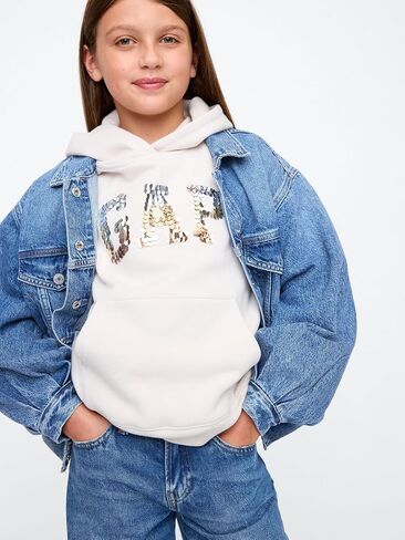 GAP Girls' Logo Fleece Sweatshirt in Saudi Arabia