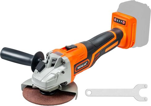Cordless Angle Grinder for Milwaukee M18 Batteries, 18 Volt Electric Grinding Wheels, 5 Inch Cutting Tool, Burshless Motor for Cutting, Grinding,Polishing (NO BATTERY) in Saudi Arabia