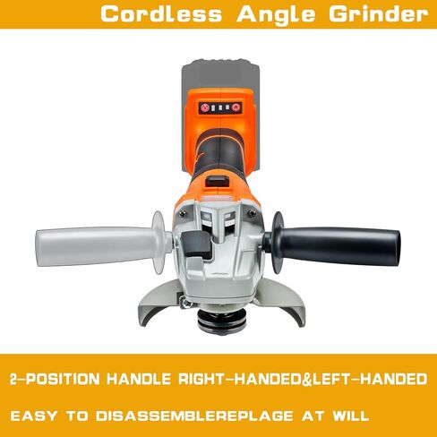 Cordless Angle Grinder for Milwaukee M18 Batteries, 18 Volt Electric Grinding Wheels, 5 Inch Cutting Tool, Burshless Motor for Cutting, Grinding,Polishing (NO BATTERY) in Saudi Arabia