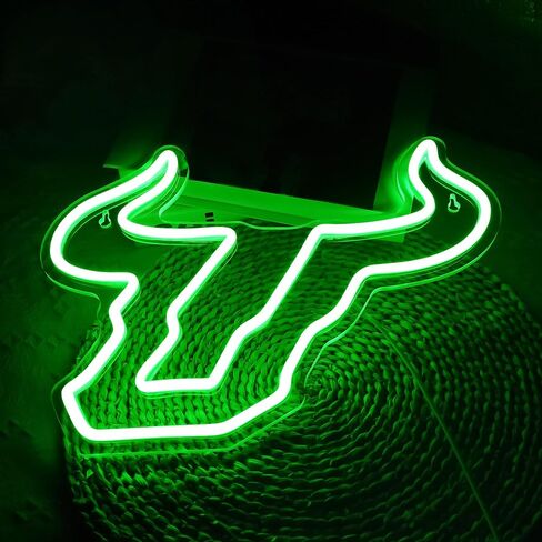 University Neon Sign for Wall Decor University Football Team Neon Light College Team Logo LED Sign for Man Cave Dormitory Bar Club Birthday Gifts for Sport Fans College Student USB Powered(ZKXD387) in Saudi Arabia