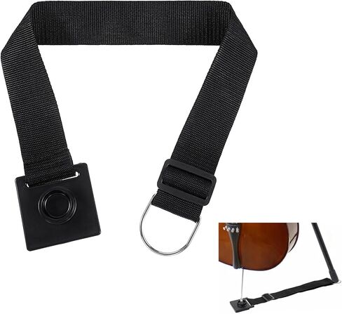 قابل للتعديل التشيلو Endpin مرساة العالمي التشيلو سدادة عدم الانزلاق سدادة O-حلقة سميكة وسادة مطاطية نهاية طرف غطاء مسند حامل حامل التشيلو جهاز مضاد للانزلاق مناسب لجميع حوامل أرجل الكرسي تقريبًا (أسود) in Kuwait