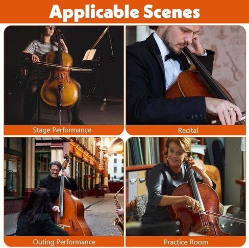 قابل للتعديل التشيلو Endpin مرساة العالمي التشيلو سدادة عدم الانزلاق سدادة O-حلقة سميكة وسادة مطاطية نهاية طرف غطاء مسند حامل حامل التشيلو جهاز مضاد للانزلاق مناسب لجميع حوامل أرجل الكرسي تقريبًا (أسود) in Kuwait