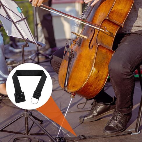 قابل للتعديل التشيلو Endpin مرساة العالمي التشيلو سدادة عدم الانزلاق سدادة O-حلقة سميكة وسادة مطاطية نهاية طرف غطاء مسند حامل حامل التشيلو جهاز مضاد للانزلاق مناسب لجميع حوامل أرجل الكرسي تقريبًا (أسود) in Kuwait