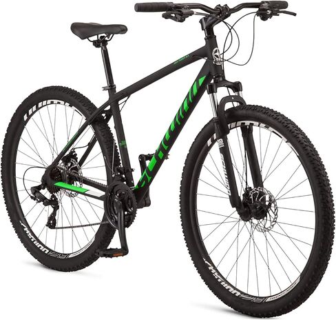 Schwinn High Timber Mountain Bike for Adult Youth Men Women Boys Girls, 24 to 29-Inch Wheels, 7 or 21-Speeds, Front Suspension, Aluminum and Steel Frame Options in Kuwait