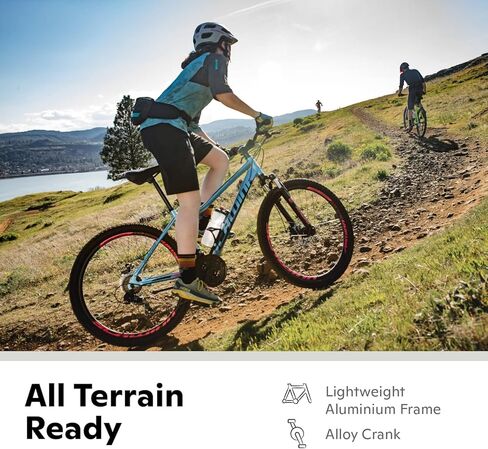 Schwinn High Timber Mountain Bike for Adult Youth Men Women Boys Girls, 24 to 29-Inch Wheels, 7 or 21-Speeds, Front Suspension, Aluminum and Steel Frame Options in Kuwait