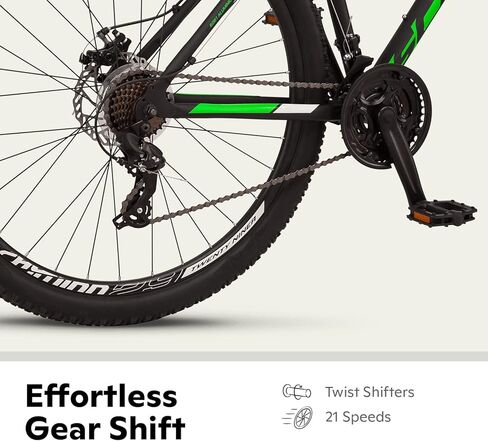 Schwinn High Timber Mountain Bike for Adult Youth Men Women Boys Girls, 24 to 29-Inch Wheels, 7 or 21-Speeds, Front Suspension, Aluminum and Steel Frame Options in Kuwait