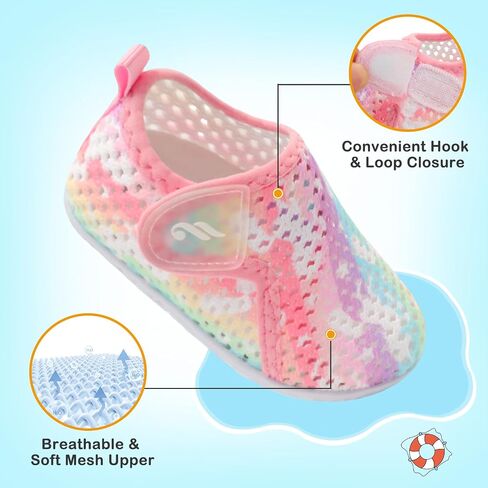 JIASUQI Baby Boys Girls Barefoot Swim Pool Water Shoes Beach Walking Sandals Athletic Sneakers in Saudi Arabia