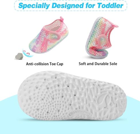 JIASUQI Baby Boys Girls Barefoot Swim Pool Water Shoes Beach Walking Sandals Athletic Sneakers in Saudi Arabia