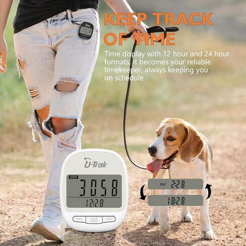 Pedometer for Walking Simple Step Counter Accurate Step Tracker Pedometer Clip On with 7 Days Memory Distance Miles/Km, Calorie Counter, Clock, Exercise Time for Men Women Kids Senior in Kuwait