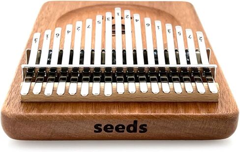 Seeds Kalimba Thumb Piano 41 Keys Chromatic C-Tuned Thumb Piano Okoume wood Flat Board ultra-lightweight Portable Mbira Finger Piano in Saudi Arabia