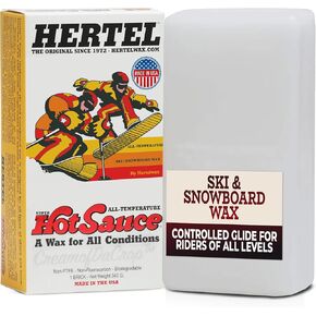 Skiing Wax - Hertel Cream of Da Crop - 340.19 Grams, Pumped up Super Hotsauce. All Temperature Voted Best Ski and Snowboard Wax by Three Independent Companies. Made in The U.S.A.