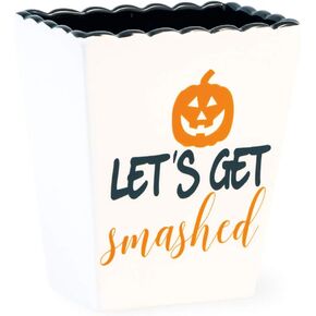 Boston International Halloween Ceramic Serving Container, Medium, Let's Get Smashed