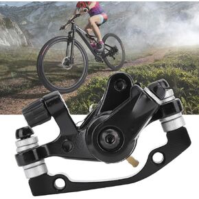 Disc Brake, Universal Electric Bike Mechanical Disc Brake Calipers Front and Rear Cycling Bike Line Pulling Brake Caliper for MTB