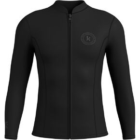 KMT Wetsuit Top Men, 2.5mm Wetsuits Jackets Long Sleeve Neoprene Tops for Surfing Diving Snorkeling Scuba Kayaking Swimming