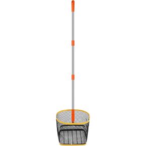 POPETPOP Pingpong Ball Picker Table Tennis Ball Picker Collector Pingpong Ball Retrieval Tool Telescoping Table Tennis Ball Pickup Net for Picking and Storage