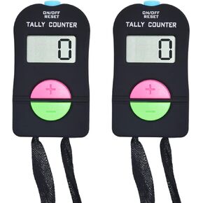 VANVENE Electronic Hand Clicker Counter,Easy to Operate Tally Counter, Supermarket People Flow Manual Additio Subtraction Counter Clicker,for Golf/Football Sports