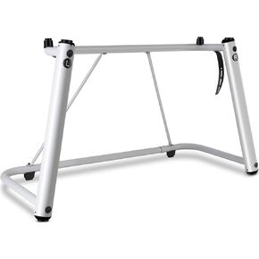 Keyboard Stand Piano 61 Key Piano Stand for 88 Keyboard 76 Key Keyboard Stand Locking Straps Adjustable Digital Piano Stand Electric Piano Stand for Students Adults Sturdy Musical Keyboard Stand(White)