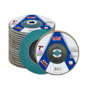 Sali 10 Pack Zirconia Flap Disc 40 Grit 7" x 7/8-Inch Sanding Disc Bevel Type #29 Premium and Industrial Grade Angle Grinder Grinding Wheel High Performance Edge Grinding