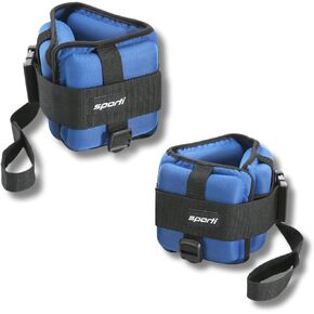 Sporti Aqua Cuffs - Aqua Aerobics Fitness Gear Bands for Ankle and Wrist - Swimming Pool Workout - Exercise Equipment