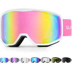 Supertrip Ski Goggles for Women Men, Anti-Fog UV Protection Snow Goggles Snowboard Goggles for Adult Youth