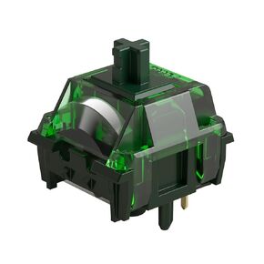 Heavy Linear Switches Mechanical Gaming Keyboard Switch 5-Pin Green Fog Switch with LED Diffuser Pre-Lubed 60gf